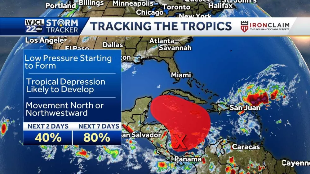 Tropical system likely to develop in early November...the latest track