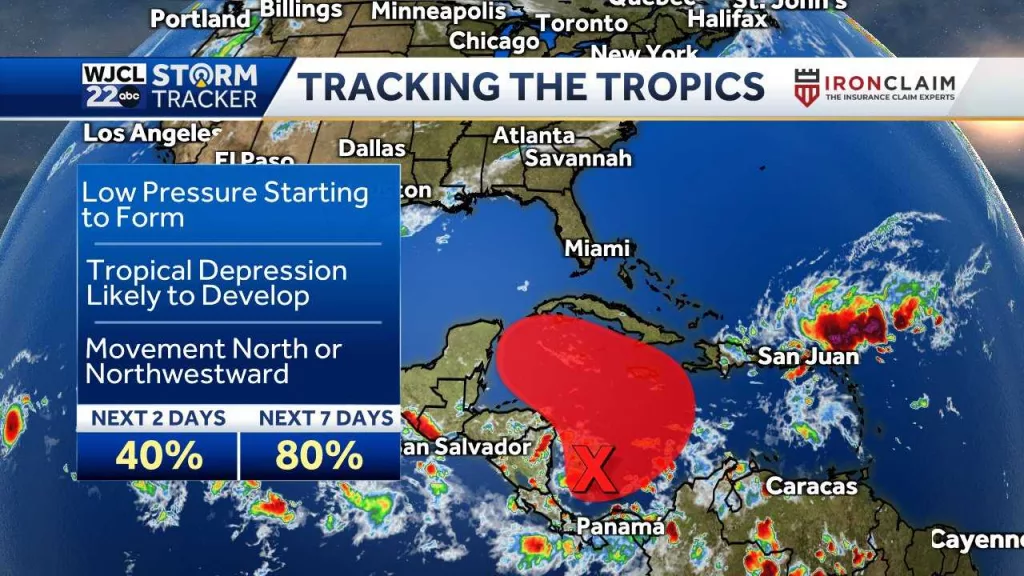 Tropical system likely to develop in early November...the latest track
