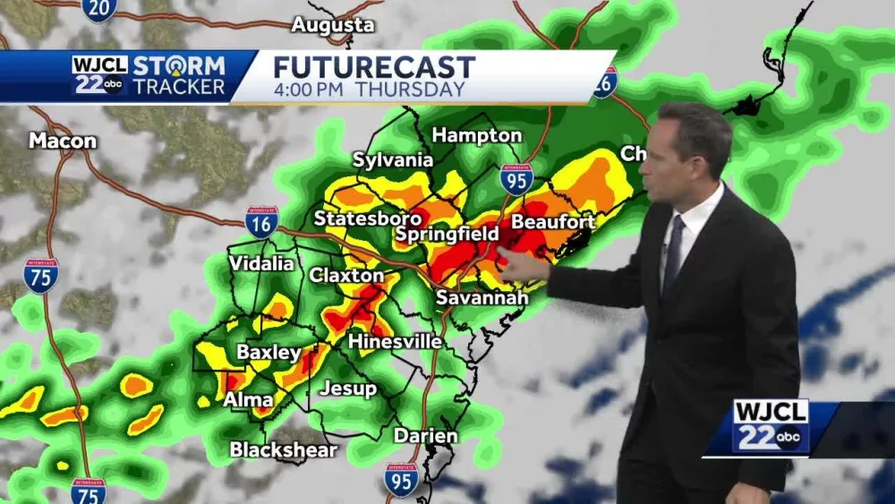 Impact Weather Day ahead...when heavy rain is possible