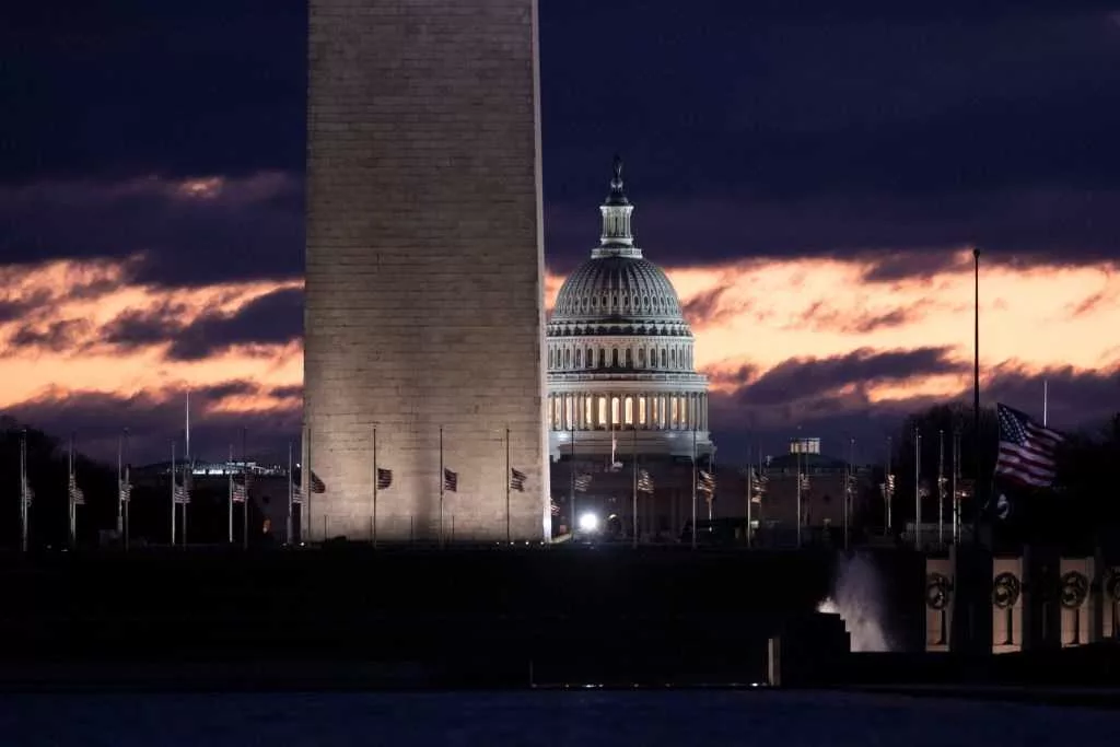 Senate Republicans are gathering behind closed doors to pick a new majority leader