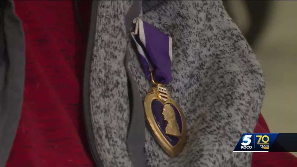Vietnam veteran receives Purple Heart after 56 years