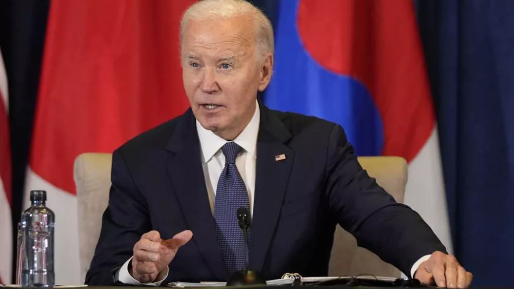 Biden praises cooperation at meeting with South Korean, Japanese leaders amid North Korea worries
