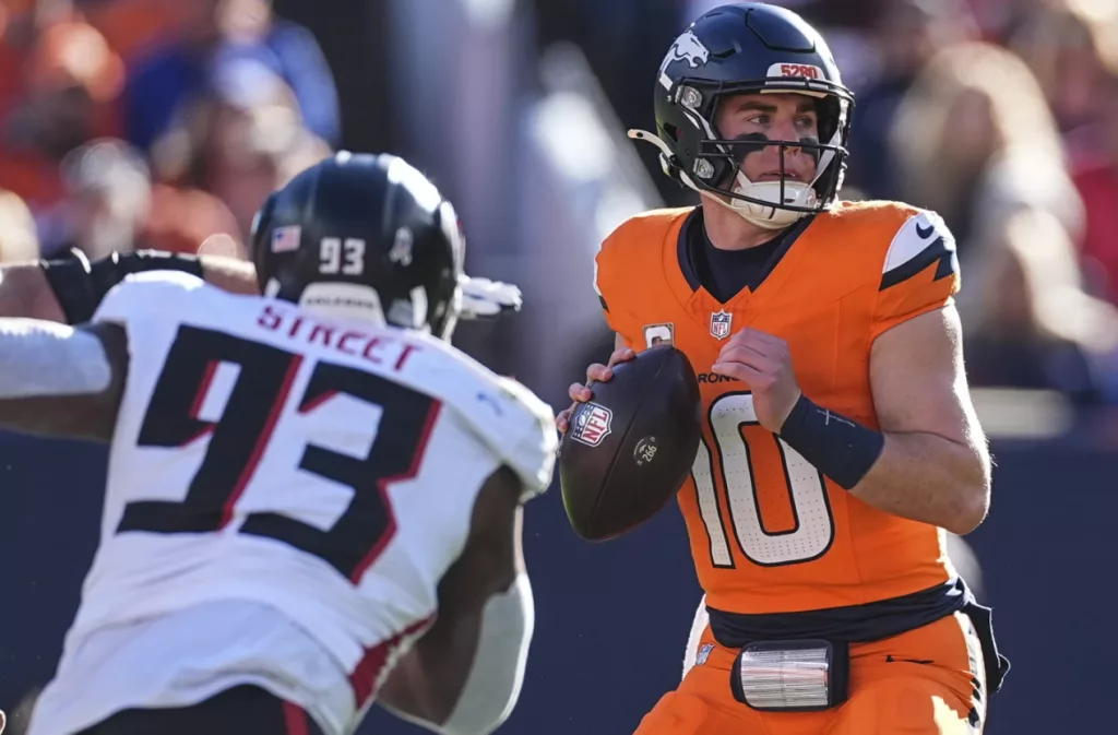 As Bo Nix shines for Broncos, fellow rookie Michael Penix Jr. watches, learns as Falcons backup