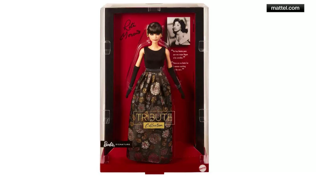 Mattel is releasing a Rita Moreno Barbie doll as part of its Tribute collection