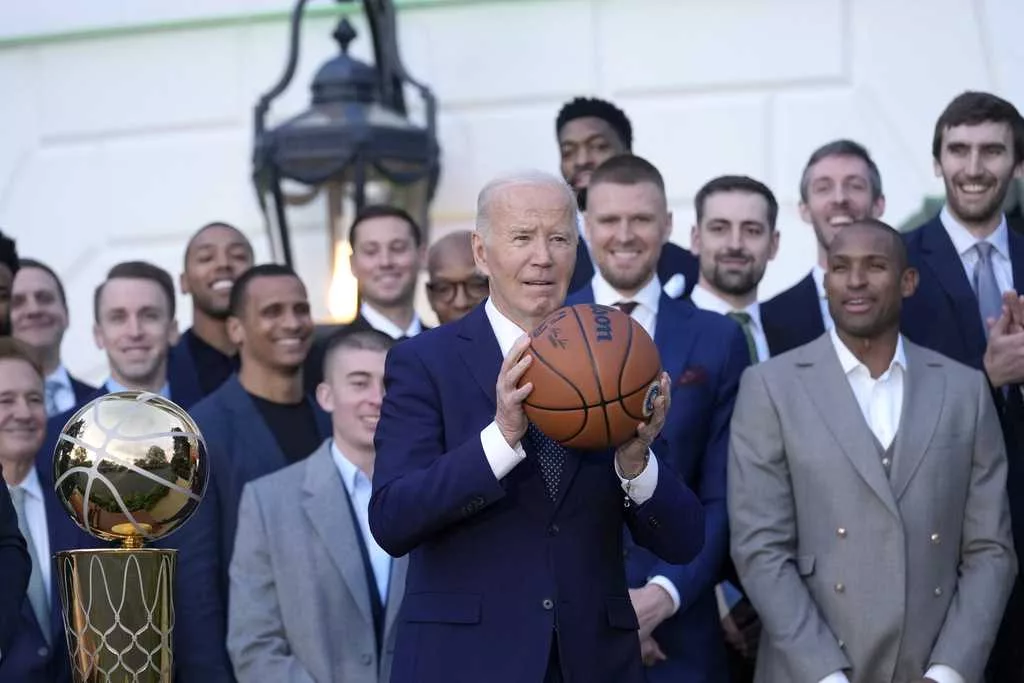 President Biden welcomes 2024 NBA champion Boston Celtics to White House