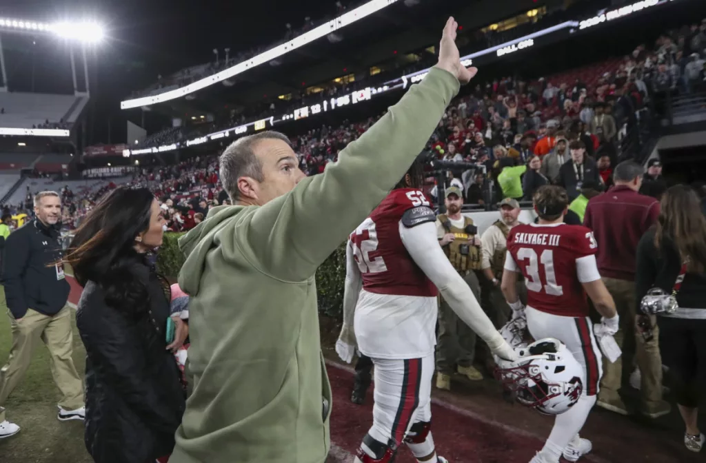 Freshman Sellers shines again in No. 19 South Carolina’s 56-12 win over Wofford