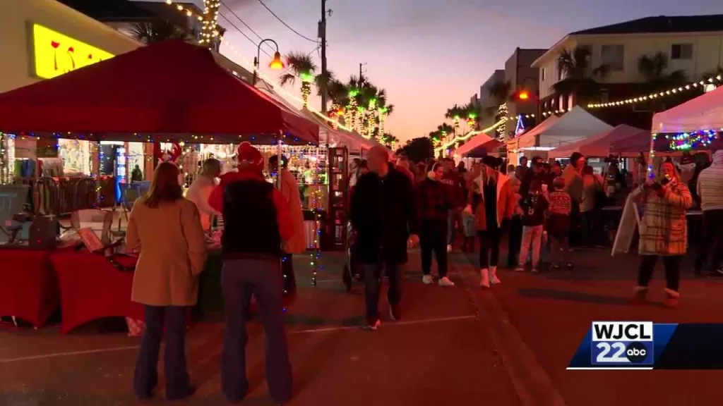 Tybee Island's holiday market and tree lighting brings holiday cheer to the Island