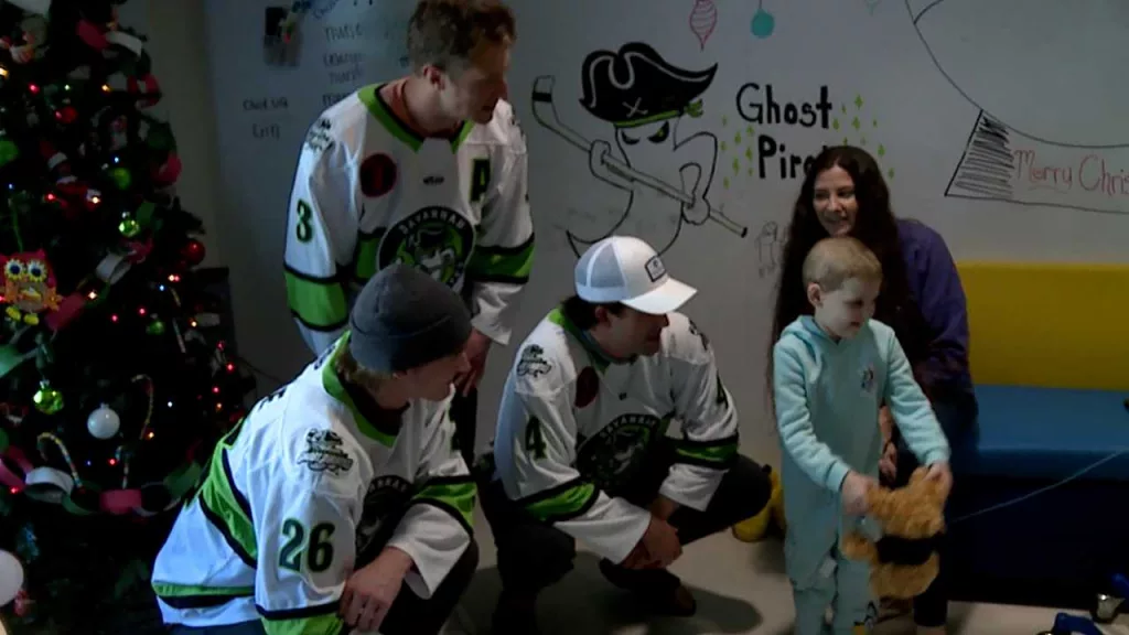 'It's a really fun part of playing': Ghost Pirates hospital visit