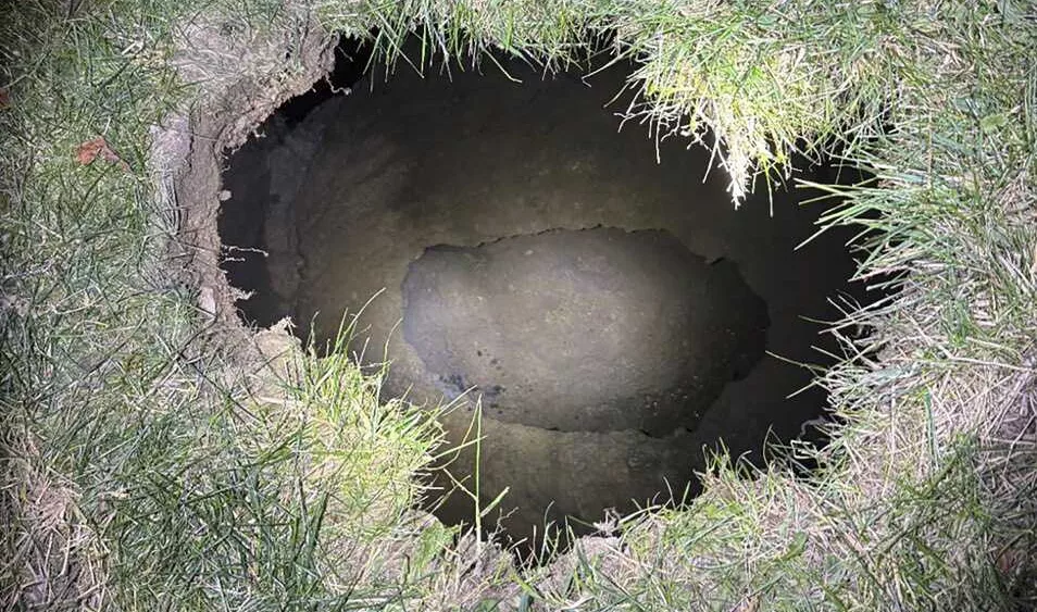 Authorities fear a Pennsylvania woman was swallowed by a sinkhole while looking for her cat