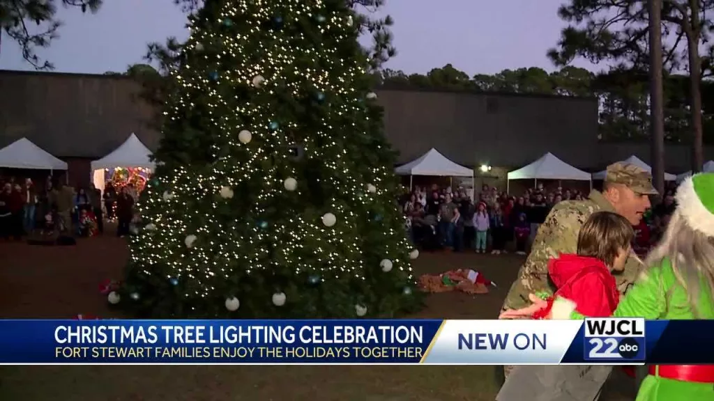 Fort Stewart kicks off the holidays with Christmas tree lighting