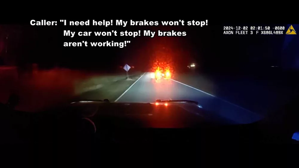 VIDEO: Deputies stop pregnant woman trapped in runaway vehicle
