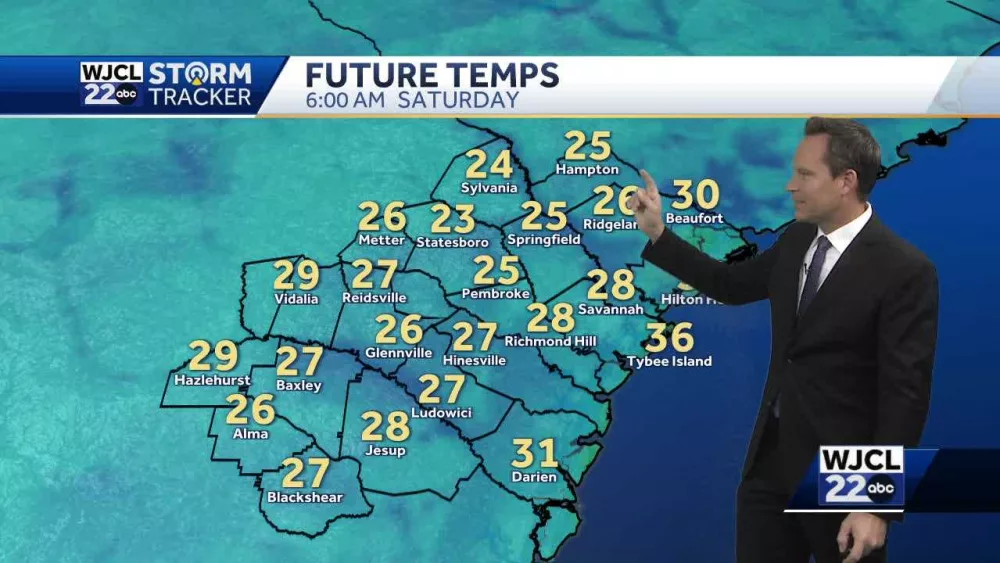 Frigid temperatures to start the weekend, when 70s return