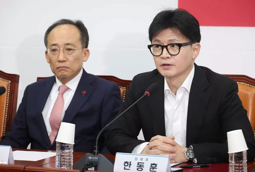 South Korea's ruling party leader calls for suspension of President Yoon