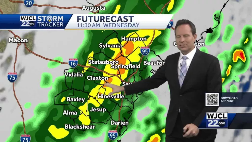 Impact Day: Showers, thunderstorms, & a big temperature drop