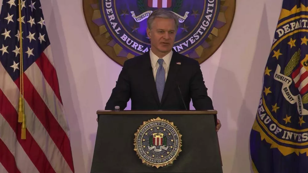 FBI Director Christopher Wray announces resignation
