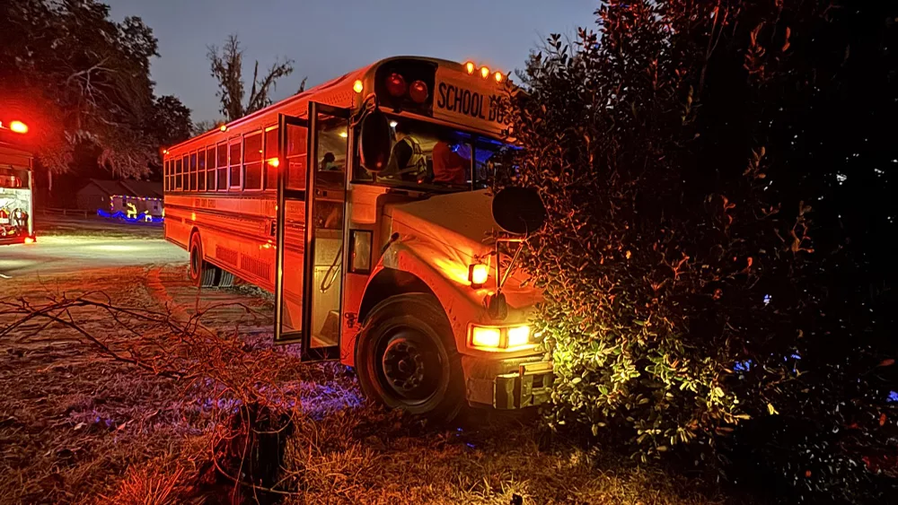 Trooper: School bus crashes into tree in Liberty County