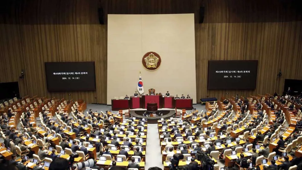 South Korea’s parliament votes to impeach President Yoon Suk Yeol over his martial law order