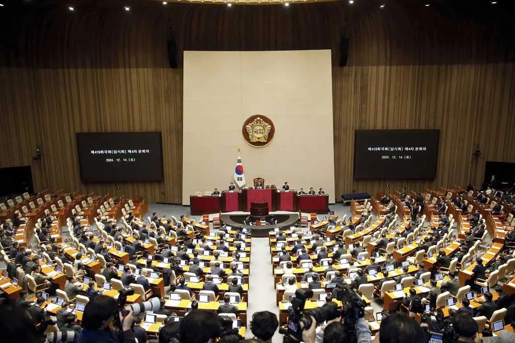 South Korea’s parliament votes to impeach President Yoon Suk Yeol over his martial law order