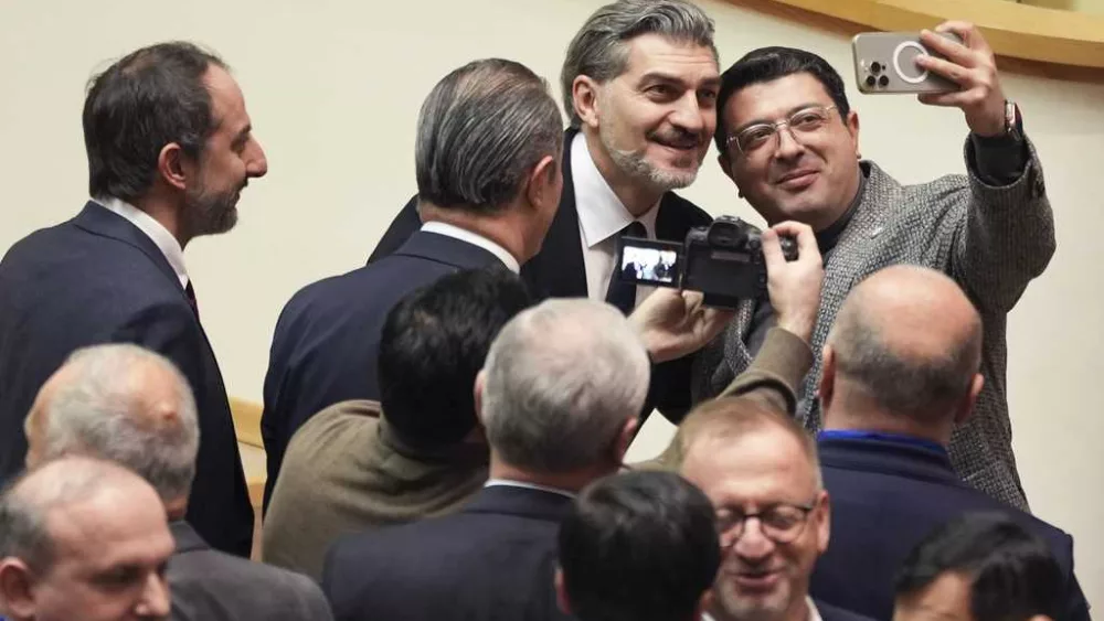Ex-soccer player Kavelashvili becomes Georgia's president