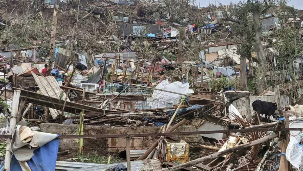 At least 11 dead in Mayotte as Cyclone Chido causes devastating damage