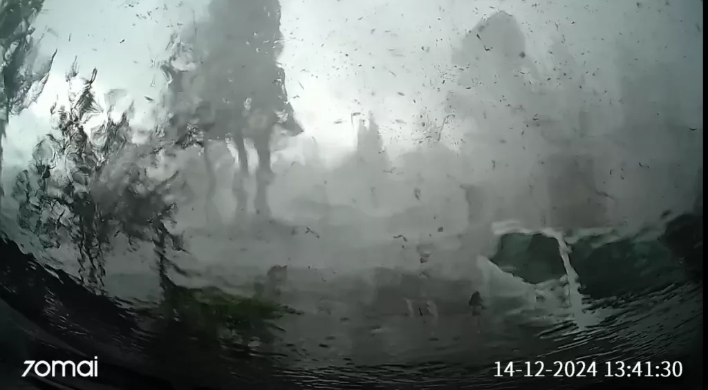 WATCH: Dash cam catches moment tornado forms and flips car in California