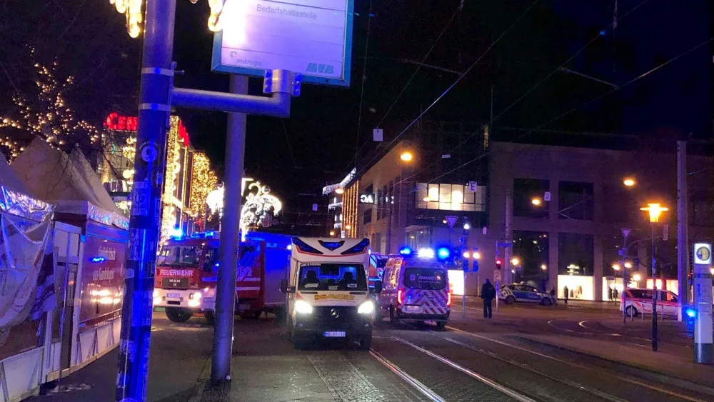 At least one dead after car plows into German Christmas market, public broadcaster says