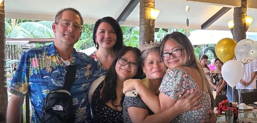 Twins adopted 18 years ago meet biological mother in the Philippines