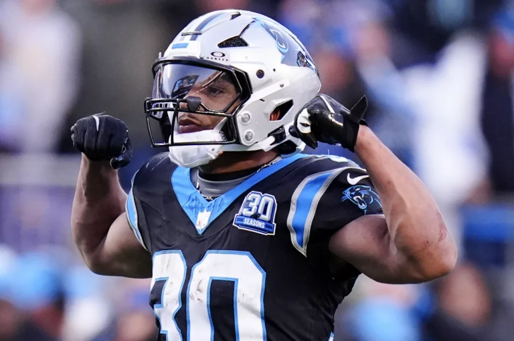 Panthers eliminate Cardinals from playoffs on Hubbard’s TD run in overtime for 36-30 win