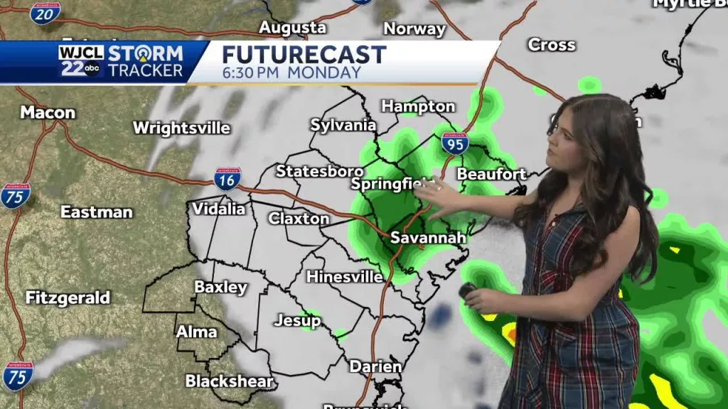 A chance for showers Monday but dry weather for the Christmas holiday