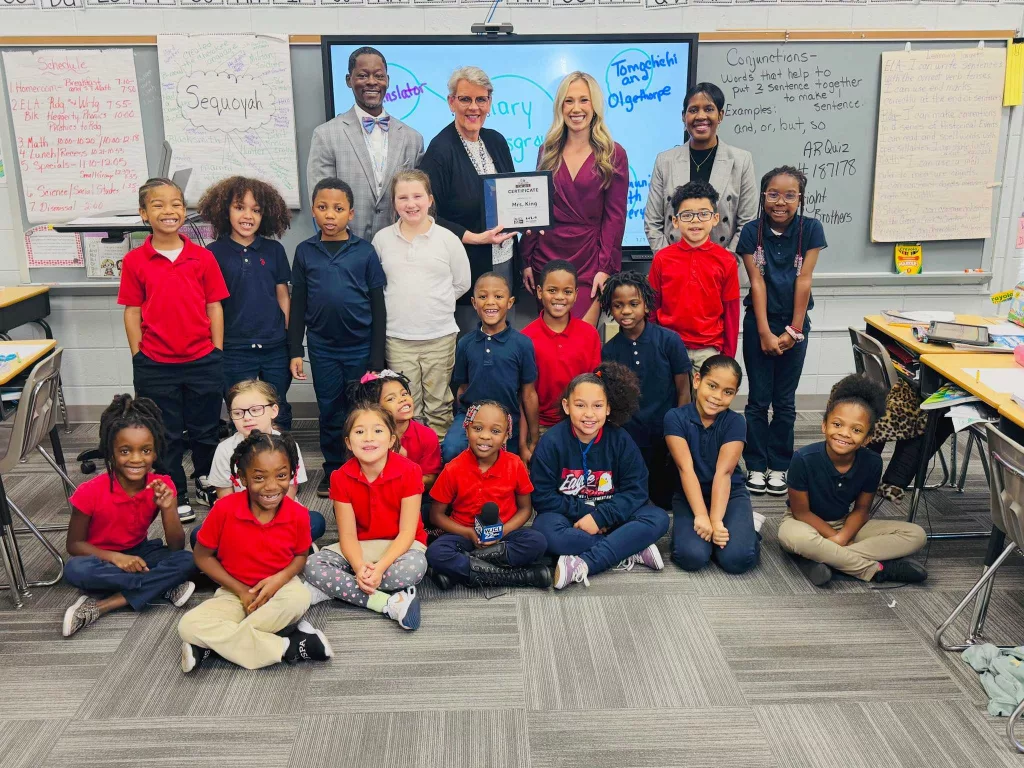 Charlene King spends her entire career at Button Gwinnett Elementary