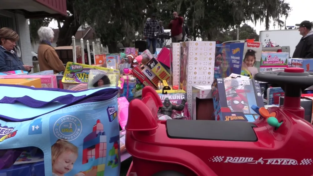 McIntosh County's sheriff-elect holds 13th annual toy giveaway