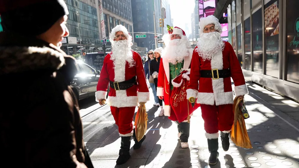 Why Santa Claus wears a red and white suit