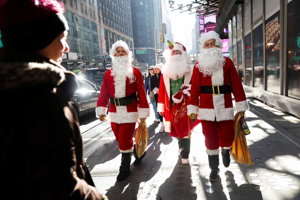 Why Santa Claus wears a red and white suit