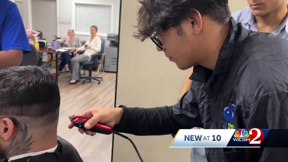 Barber students give back with haircuts to homeless community