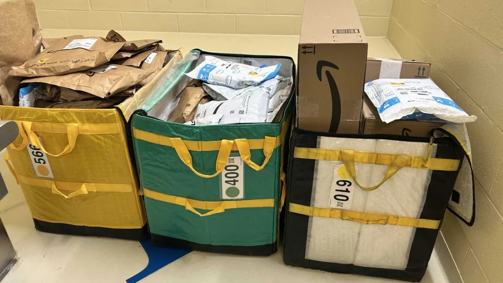 Police discover 80 unattended Amazon packages in Massachusetts woods