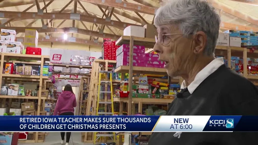 Real-life Mrs. Claus: Retired teacher provides gifts to thousands of kids