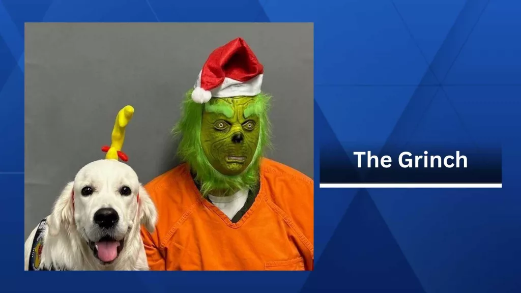 The Grinch booked into jail on Christmas Eve