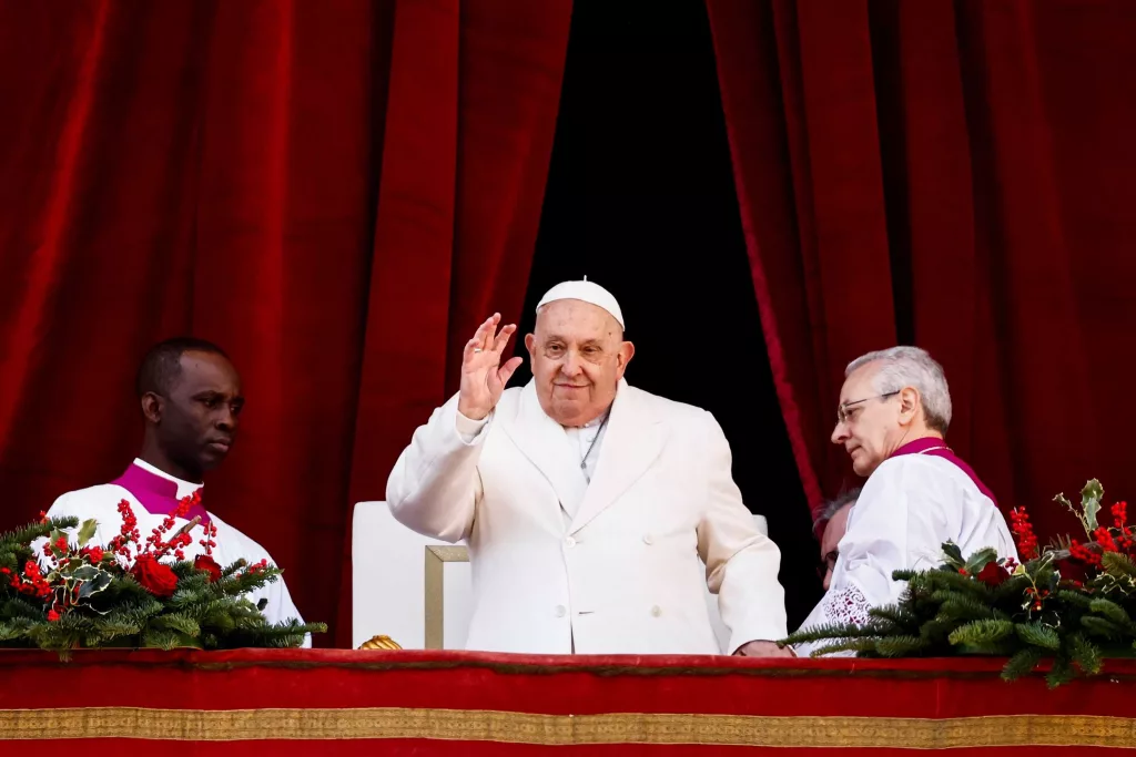 Pope calls for ‘lasting peace’ in Ukraine in Christmas Day message