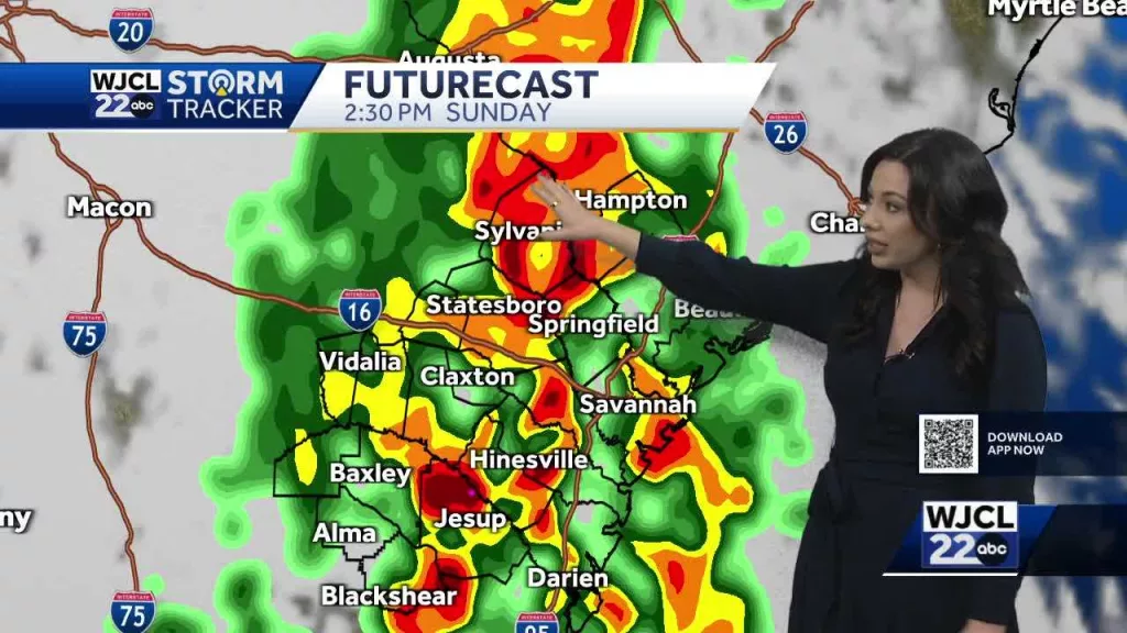 Strong to severe storms possible by Sunday