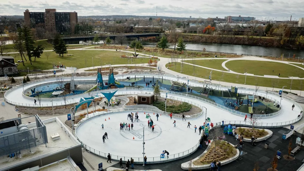 Tired of ice skating in circles? Check out this 'ice trail'