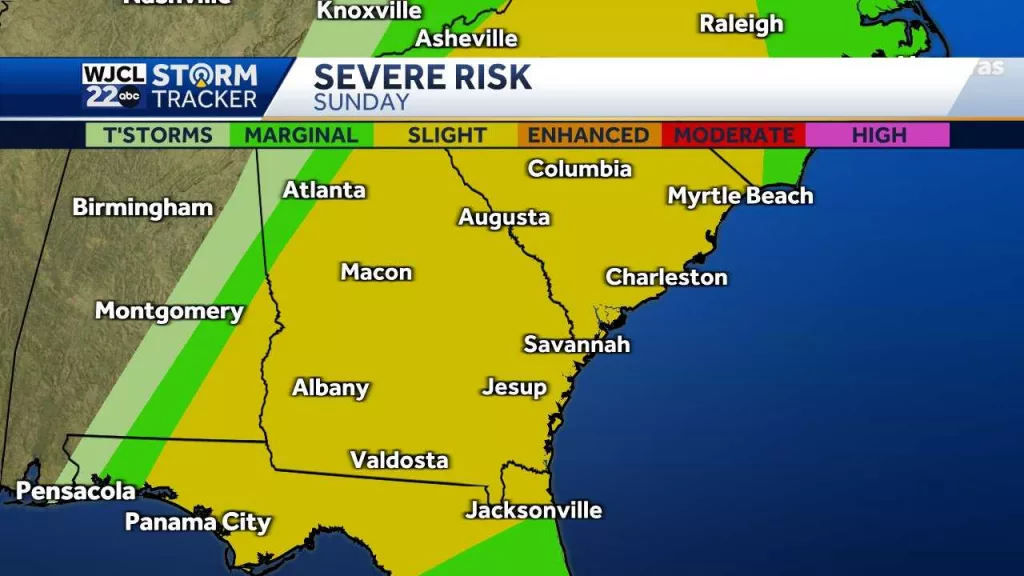 Impact Day Sunday: Timing of storms and possible impacts