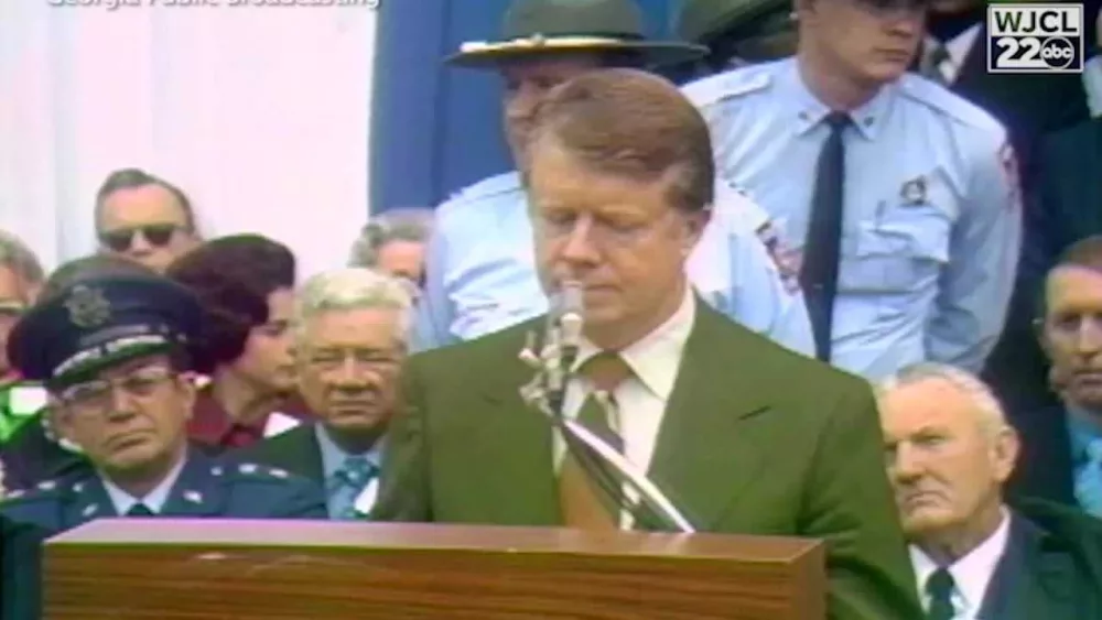 Jimmy Carter's inauguration speech after becoming Georgia's governor in 1971