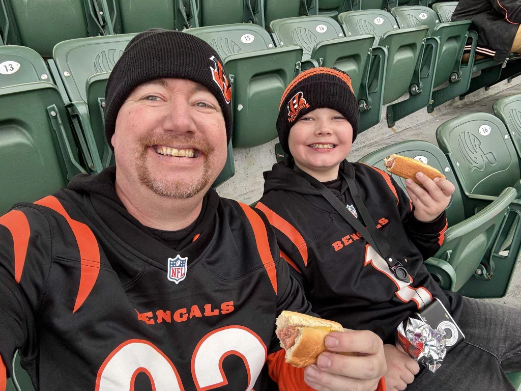 Father, son share NFL game day experience after viral TikTok video