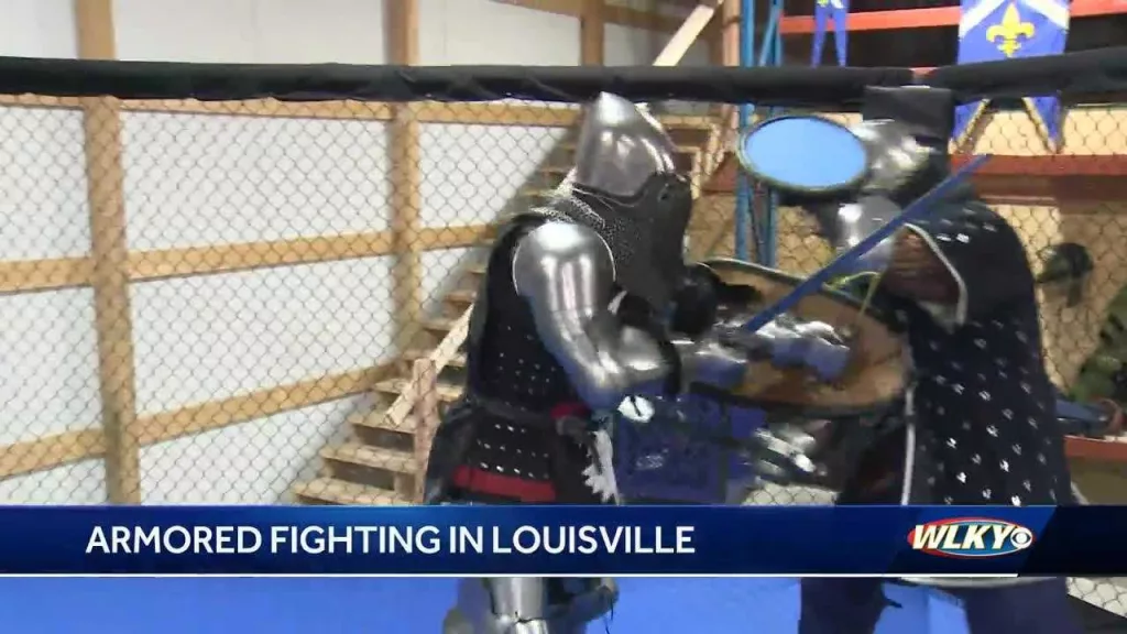 'Like you've seen in movies': ﻿Metal armored fighting takes over the cage