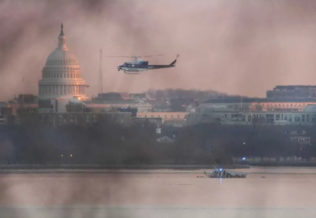 Bodies recovered after mid-air collision near Washington, D.C.