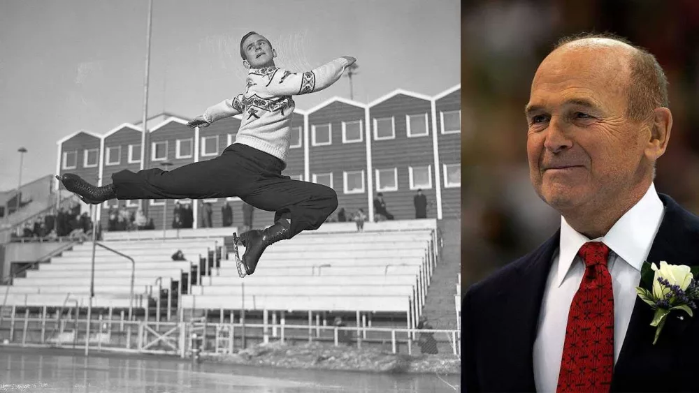 Dick Button, first U.S. Olympic figure skating gold medalist, dies at 95 ﻿