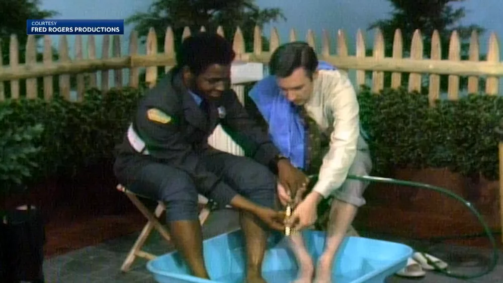 'I put my foot in the water and history was made': 'Mister Rogers' actor looks back on iconic scene