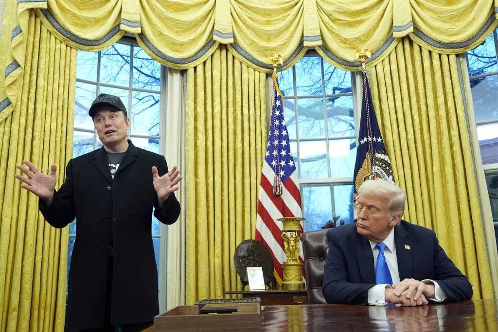 Musk appears at White House to defend DOGE's work