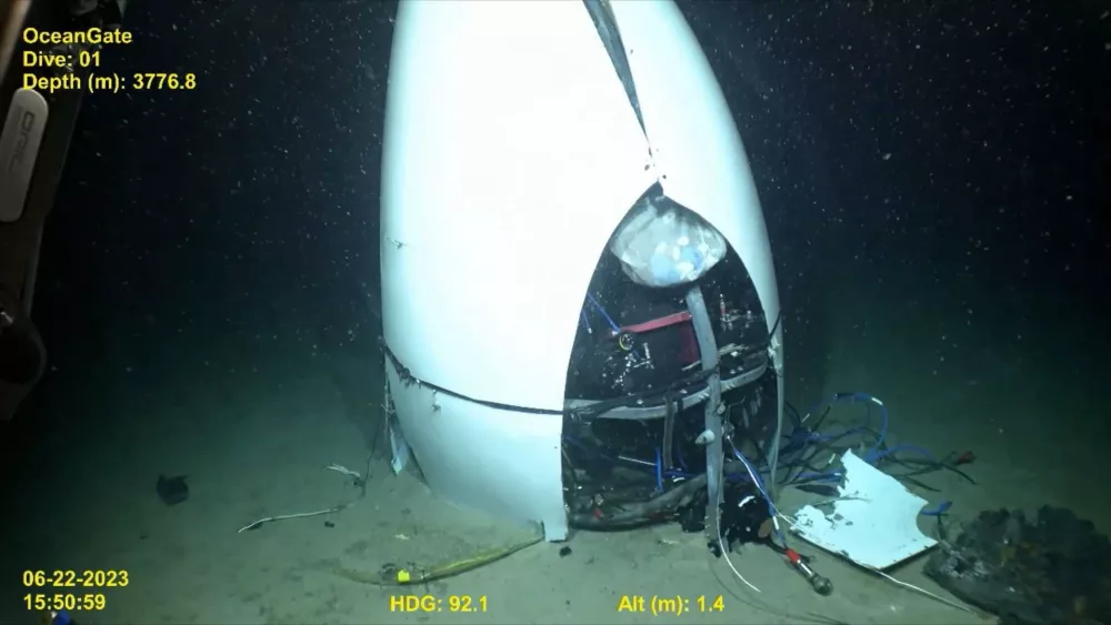 US Coast Guard releases suspected audio recording of Titan submersible implosion