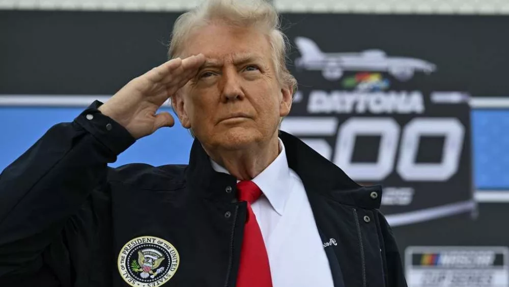 Trump attends the Daytona 500 and says the spirit of NASCAR will 'fuel America's Golden Age'